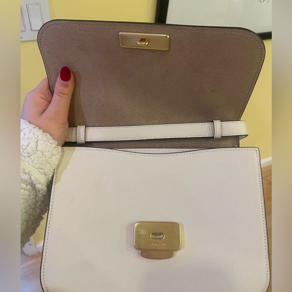 Coach White Crossbody - Like New - Picture 3 of 8